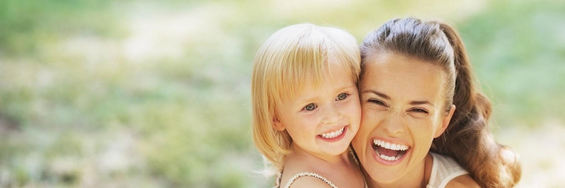 mother & young daughter l dentist columbus oh