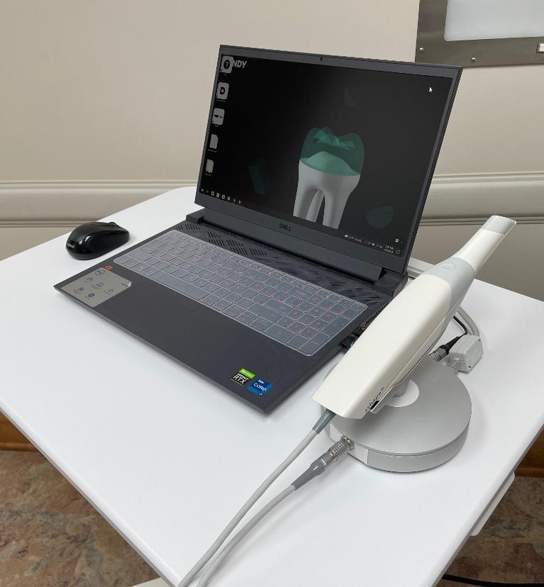 Intraoral scanner at shiflett family dental in clintonville, oh